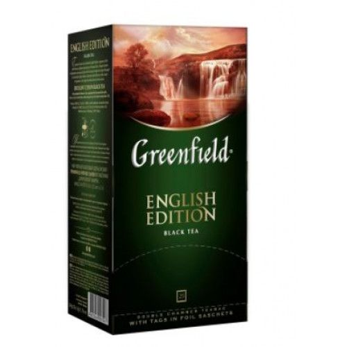 Чай Гринфилд English Edition (Инглиш Эдишн), черный, 25 пак.