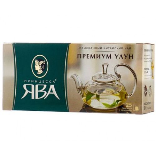 Чай зеленый листовой Принцесса ЯВА "Премиум Улун", 25 пак.