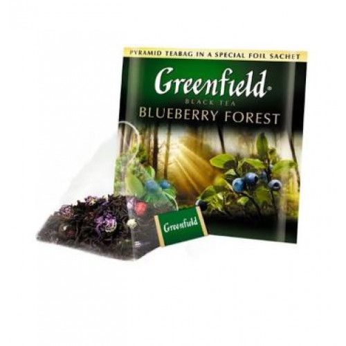 Чай черный Greenfield Blueberry Forest в пирамидках (20 х 1,8г)
